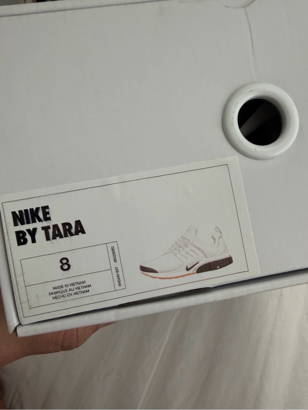 Nike White Black Gum air presto nike by you Sneakers - Picture 2 of 6